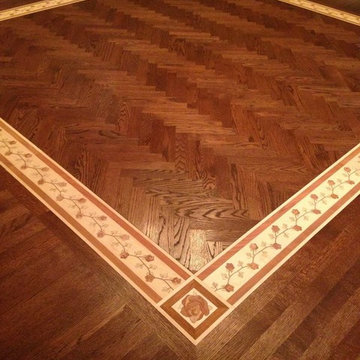 Herringbone with Inlay Boarder