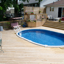 deck and pool