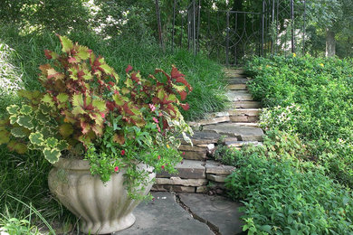 This is an example of an eclectic landscaping in Philadelphia.
