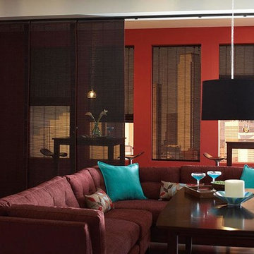 Manh Truc WOVEN WOOD PANEL TRACK BLINDS - Lafayette