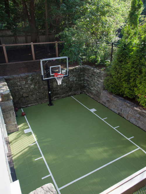 Backyard Basketball Courts  Houzz