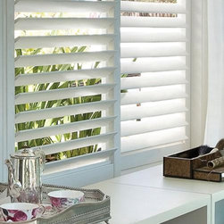 Blinds.com Brand Track Fauxwood Shutter - Vertical Blinds