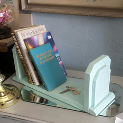 Painted Sea Green Book Shelf - Kids Decor