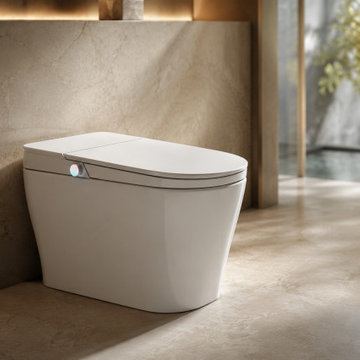 bbbidet U510 Grand Comfort Smart Bidet Toilet (Extra-Wide Seat & Spa Wash)