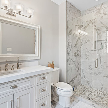 Traditional Style Five Bathroom Remodel Great Falls, VA
