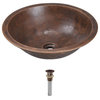 R7-4002 Single Bowl Bronze Bathroom Sink, Oil Rubbed Bronze
