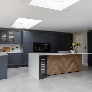Aldana Kitchen in Slate Blue by Ella Austin Kitchens