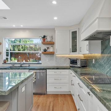 Elegant Kitchen Relocation & Remodel in Campbell, CA