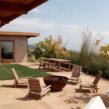 Big Bowl O' Zen 37 Inch Sculptural Firebowl™, Pacific Palisades, CA
