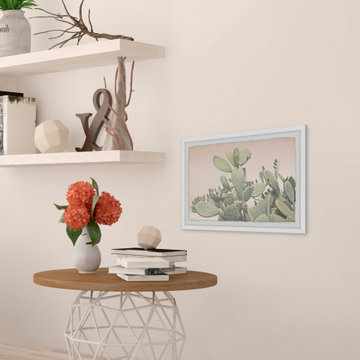 "Cactus Bunch" Framed Painting Print