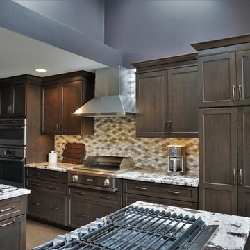 Dark, Dramatic Kitchen