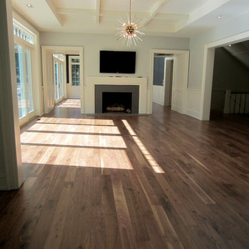 SAGAPONACK: WIDE PLANK WALNUT REFINISH - BONA TRAFFIC HD SATIN