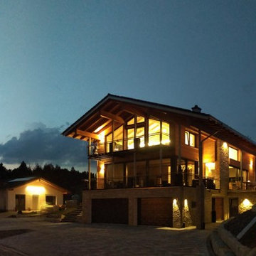 Heimatstyl Massivholzhaus HNTRSCHN