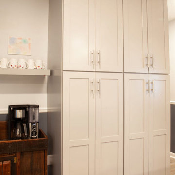 Open wall for new kitchen layout