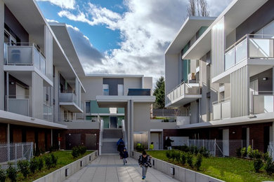 Diseño de diseño residencial actual grande