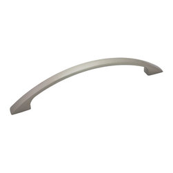 Cosmas - Contemporary Satin Nickel 5&rdquo; CTC (128mm) Drawer Pull [10-PACK] - Cabinet And Drawer Handle Pulls