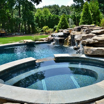 Pool and Waterfall in Natural Setting