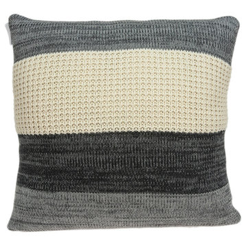Parkland Collection Gio Transitional Multicolor Pillow Cover With Poly Insert
