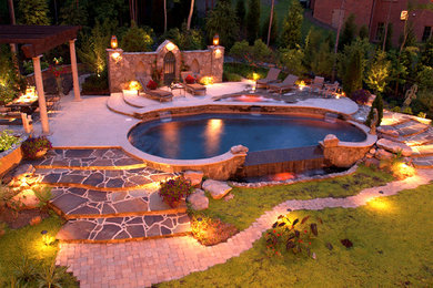 Example of a minimalist pool design in Denver