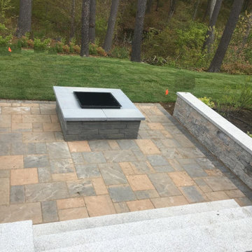 Hingham sunken patio