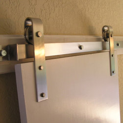 Interior / Exterior Flat Track Hardware - Barn Door Hardware