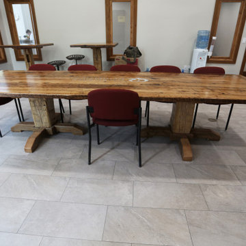 Boardroom Tables made from Reclaimed Wood
