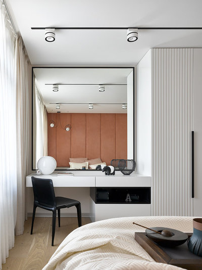 Современный Спальня by VYAZMINOVA & SELVINSKY ARCHITECTS