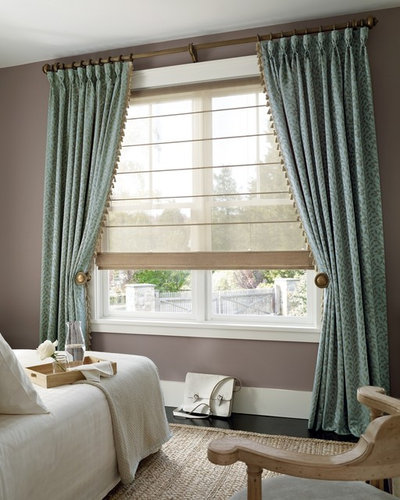 Современная классика Спальня by Homestead Window Treatments