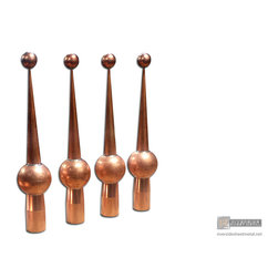 FI024 - Simple copper finial custom made - Products