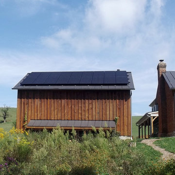Rural Solar Garage Powers Internet