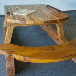 A&E "HILLTOP" Series - Reclaimed Sled Table - Side Tables And End Tables