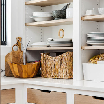 California Modern White Oak Kitchen