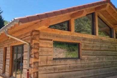Aménagement d'une maison montagne.