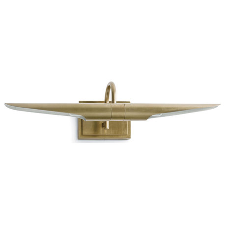 Redford Small Picture Light, Brass