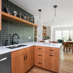 Mid Century Ranch Kitchen Lighting - Pendant Lighting