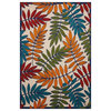Nourison Aloha 6' x 9' Multicolor Tropical Area Rug
