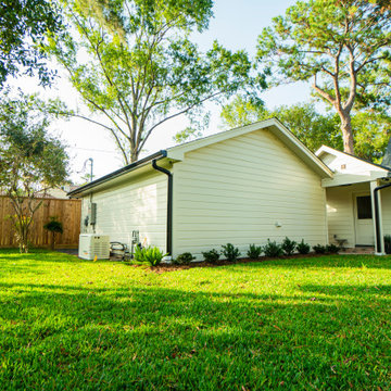 Memorial Modern House - Landscape Design, Installation, and maintenance.