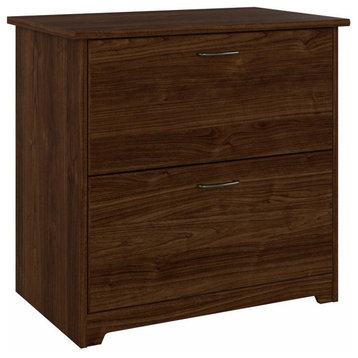 Bush Furniture Cabot 2 Drawer Lateral File Cabinet, Modern Walnut
