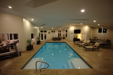 Beach style pool photo in Chicago