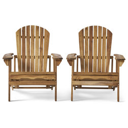 Transitional Adirondack Chairs by GDFStudio