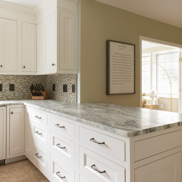 High-end Kitchen Design with Oversized Island