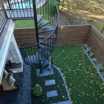 Bellaire Park Court Outdoor Kitchen Living Addition
