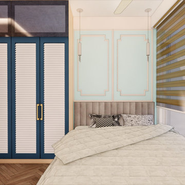 A Calm and Artsy Home