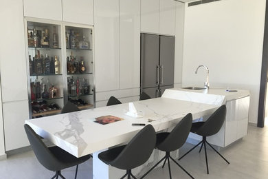 Example of a trendy kitchen design in Other