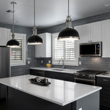 Modern Black & White Kitchen Remodel