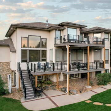 Elegant Multi-Level Patio Deck and Patio Cover in Niwot