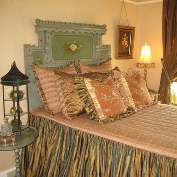 Antique Hand Painted Bed
