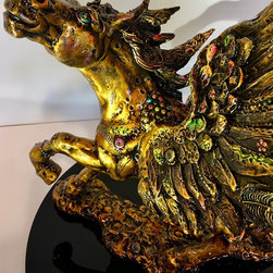 Tracey Keller Luxury Bronze Sculpture - Pegasus - Sculptures