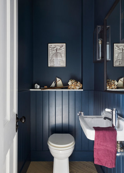 Transitional Cloakroom by Imperfect Interiors