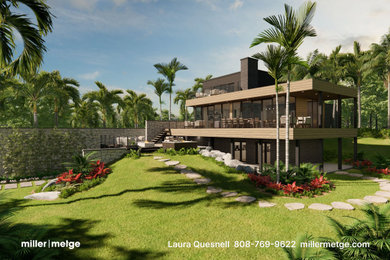 Contemporary exterior home idea in Other